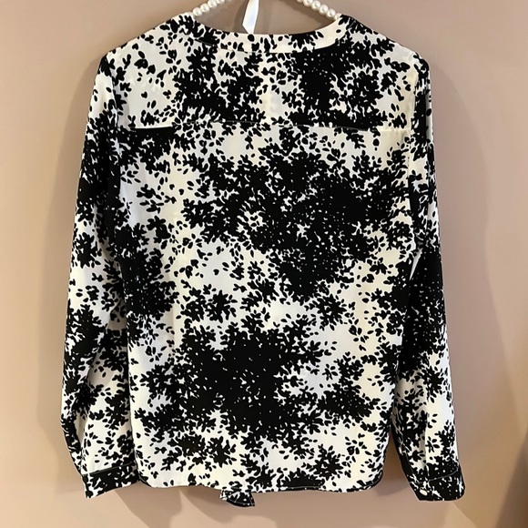 Talbots Tie Front Blouse - Picture 4 of 8